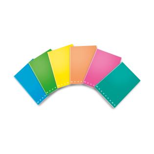 Zvezek A4 črtni 42 listni 80 g MONOCROMO FLUO NEON PIGNA 02267920C