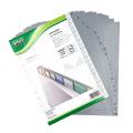 Pregradni karton PVC abeceda od A do Ž siv LEBEZ 5407