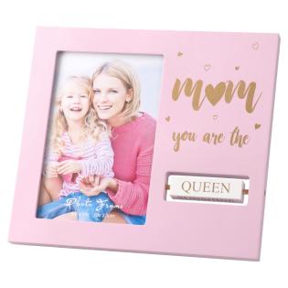 Okvir za sliko lesen 10x15 cm WOODY TAKK MOM YOU ARE THE QUEEN 706525