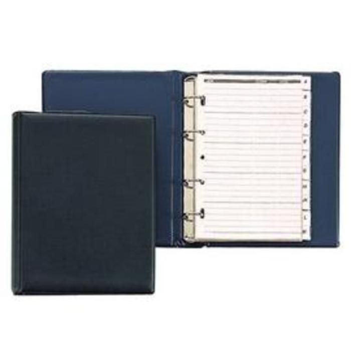 Adresar imenik PVC A5 4 rinke moder