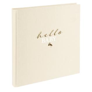 Foto album vložni za 200 slik 10x15 cm bež GOLDBUCH HELLO BABY SHOWER ROJSTVO 17 258