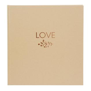 Foto album poročni natur 60 strani LOVE GOLDBUCH 30x31 cm