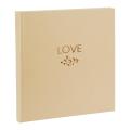 Foto album poročni natur 60 strani LOVE GOLDBUCH 30x31 cm