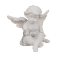 Angel iz poliestra s kristalnim srcem 5 cm 937174