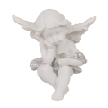 Angel iz poliestra s kristalnim srcem 5 cm 937174