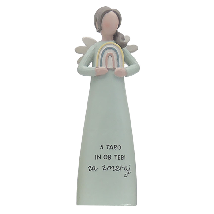 Angel keramični 12,5 cm S TABO IN OB TEBI ZA ZMERAJ SIANG13587