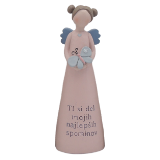 Angel keramični 12,5 cm TI SI DEL MOJIH NAJLEP&Scaron;IH SPOMINOV SIANG13601