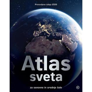 Atlas sveta za osnovne in srednje &scaron;ole - prenovljena izdaja 2026