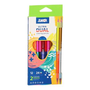 Barvice trikotne dvostranske JUNIOR ULTRA DUAL set 12/1 130215