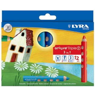 Barvice LYRA GROOVE JUMBO TRIPLEONE set 12/1