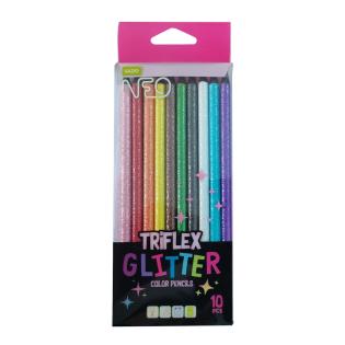 Barvice z ble&scaron;čicami črn les NEO TRIFLEX SHINE BLACK WOOD set 10/1 102115