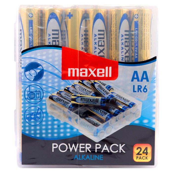Baterije alkalne AA MAXELL LR6 set 24/1