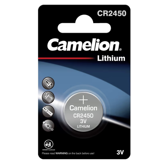 Baterija gumbna litijeva 3V CAMELION CR 2450