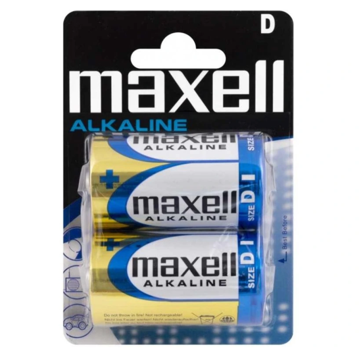 Baterija alkalna 1,5V LR20 D MAXELL set 2/1