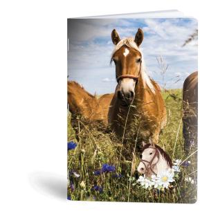 Beležka A6 40 listna konji RUCKSACK KONJ 25Z-BEL-HORSE