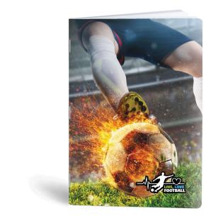 Beležka A6 40 listna nogometa&scaron; RUCKSACK FOOTBALL ŽOGA 25Z-BEL-FOOT