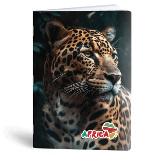 Beležka A6 40 listna ANIMALS AFRICA GEPARD 25Z-BEL-ANIMAL