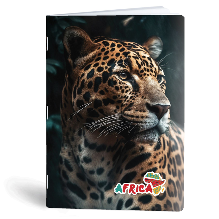 Beležka A6 40 listna ANIMALS AFRICA GEPARD 25Z-BEL-ANIMAL