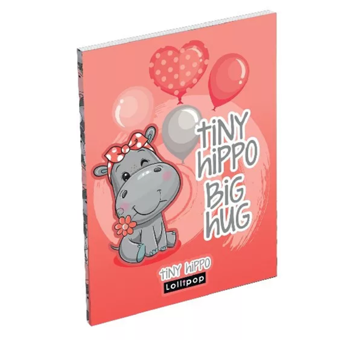 Beležka A7 LOLLIPOP TINY HIPPO NILSKI KONJ 21001