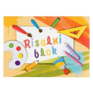 Risalni blok 10 listni v mapi z zavihki EMI 