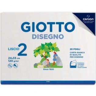 Risalni blok 24 listni gladki listi GIOTTO LISCIO CANSON