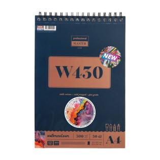 Risalni blok skicirka &scaron;piralni za akvarel A4 300 g 30 listni PROFESSIONAL MASTER W430 617120