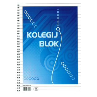 Blok zvezek &scaron;piralni črtni KOLEGIJ EMI
