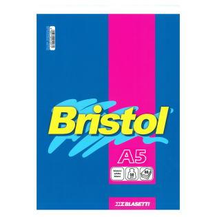 Blok stenogram brezčrtni 60 listov 50 g BRISTOL BLASETTI