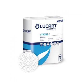 Brisače kuhinjske bele LUCART STRONG 2 v zavoju 23CM