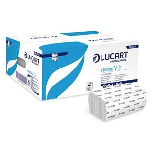 Brisače papirnate V 2 slojne bele LUCART STRONG set 3800/1 863045