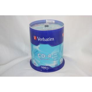 CD-R VERBATIM 700MB 52X 100 na osi  
