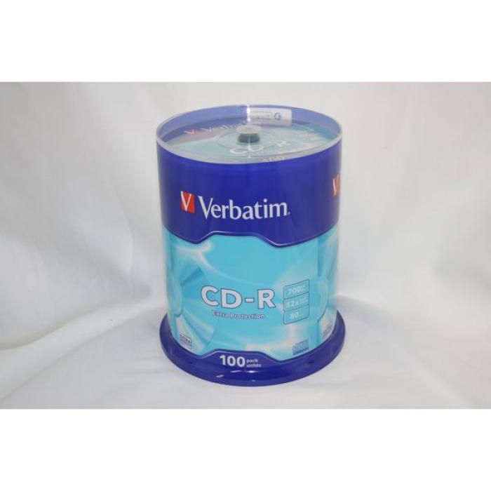 CD-R VERBATIM 700MB 52X 100 na osi  