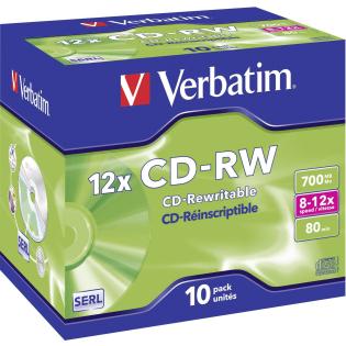 CD-RW OMEGA 700MB 8-12X 10 v škatli