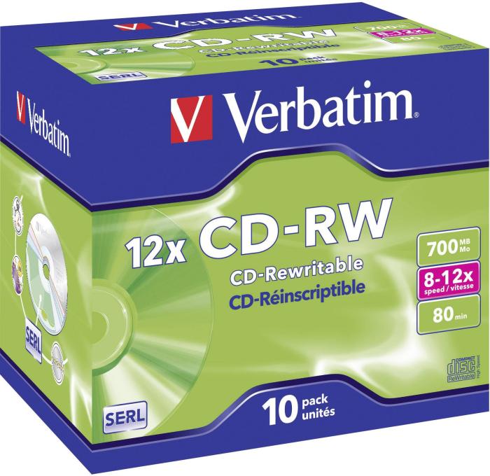 CD-RW OMEGA 700MB 8-12X 10 v &scaron;katli