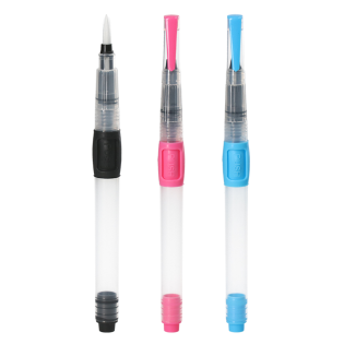 Čopič vodni z vodnim rezervoarjem okrogel SINOART WATER BRUSH POP PEN set 3/1 622031