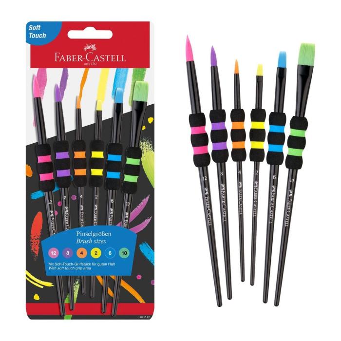 Čopiči FABER CASTELL BLACK EDITION set 6/1 272741