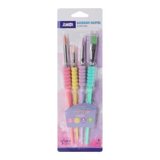 Čopiči debelin 4 8 10 12 JUNIOR RAINBOW PASTEL set 4/1 131011