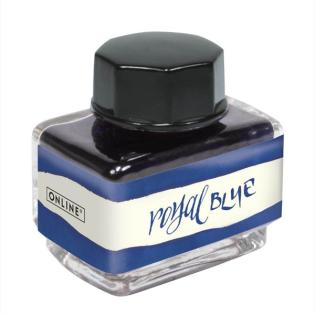 Črnilo za nalivno pero 15 ml modro ONLINE
