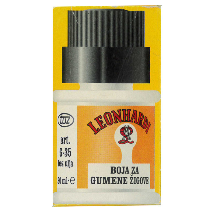Črnilo za žige brez olja tu&scaron; 30 ml vijola LEONHARDI G-35