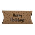 Darilna &scaron;katlica blazinica pov&scaron;terček kraft mini 14x6 cm CHRISTMAS set 4/1 946261