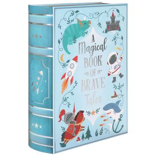 Darilna &scaron;katla knjiga modra A magical book of fairy tales