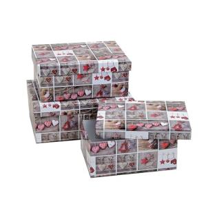 DARILNA &Scaron;KATLA PRAVOKOTNA SRCE M 20X15CM (SET 21507)