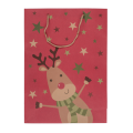 Darilna vrečka božična novoletna kraft MERRY CHRISTMAS 160129