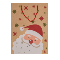 Darilna vrečka božična novoletna kraft MERRY CHRISTMAS 160129