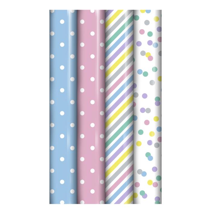 Darilni papir v roli PASTEL 3M 29031-GWC