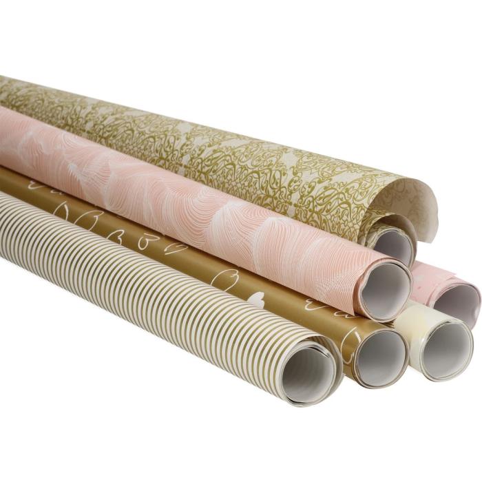 Darilni papir v roli metalic 0,7x2 m DONO 715111