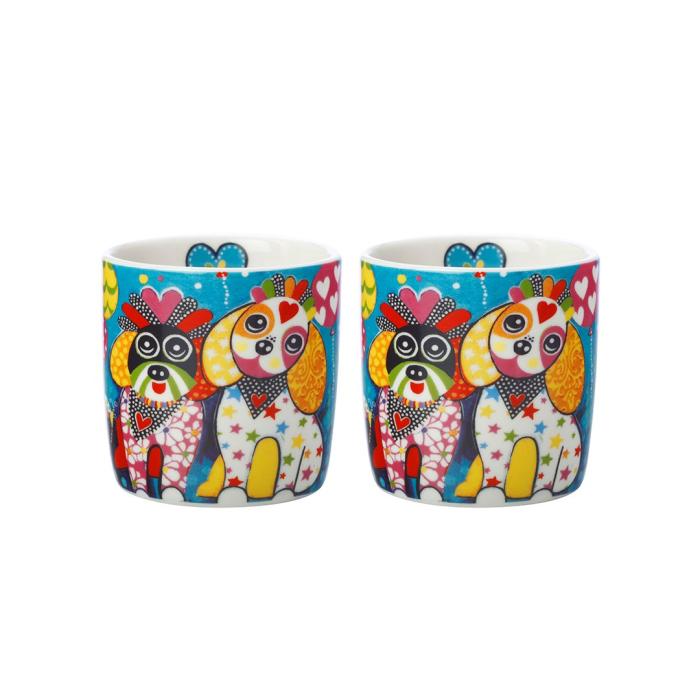 Skodelici za espresso 100 ml LOVE HEARTS MAXWELL & WILLIAMS set 2/1