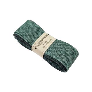Darilni trak platnen juta morsko zelen 40mm x 5m