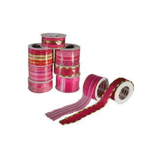 Darilni trak na kolutu Pink 25MMX2M