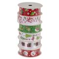 Darilni trak novoletni božični 2 cm x 2m 160091